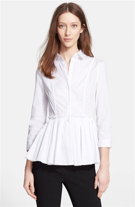 burberry london peplum shirt|Burberry clothing website.